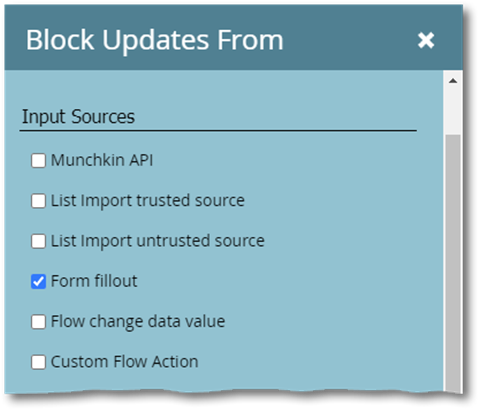 Intelligently allowing or blocking field updates from form fills (using FlowBoost)